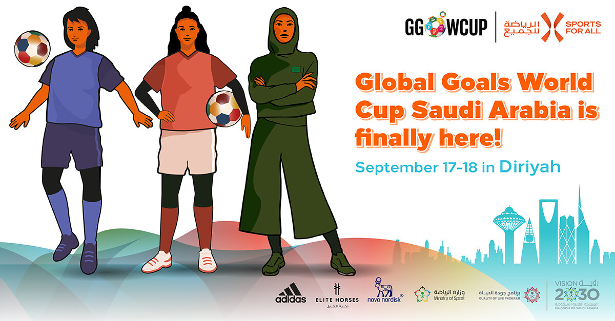 Sport And Social Activism Come Together As All-Female Football Teams Prepare To Compete At The Inaugural Of Global Goals World Cup Saudi Arabia