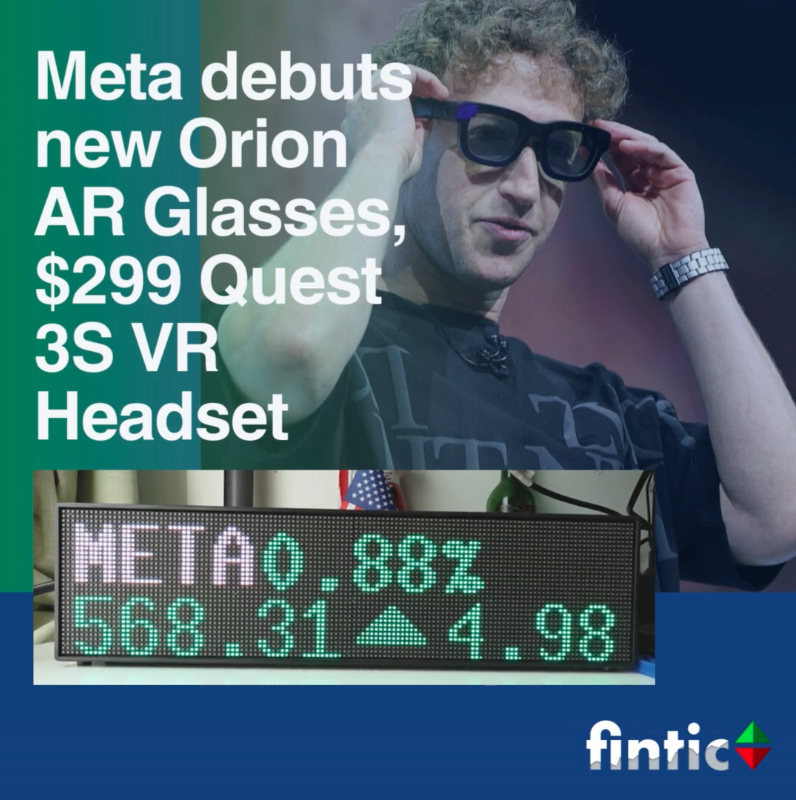 Meta Connect 2024 Highlights: Orion AR Glases and $299 Quest 3S VR Headset