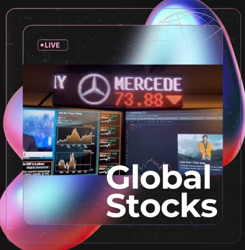 Track Global Stocks in Real-Time with Fintic's RGB LED Ticker Display for Your Office or Man Cave