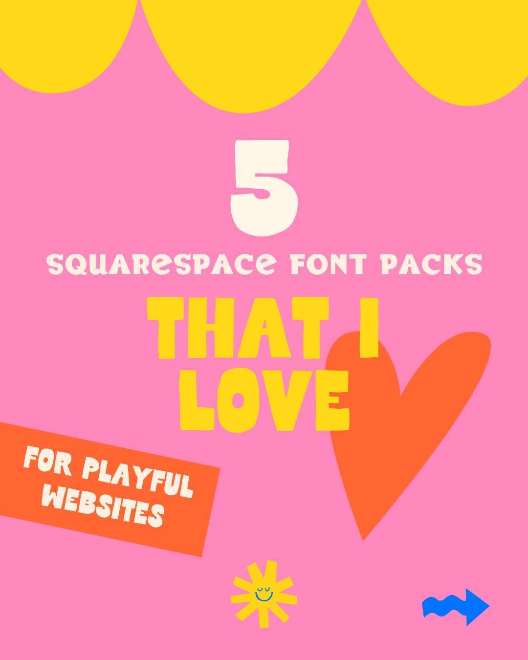 Did you know Squarespace have loads of fantastic Font Packs ready to use? ⁠
⁠
Just select your favourite, try it on for size and if it doesn't fit your brand, there are plenty of others to play around with! ⁠
⁠
Now there's no need to spend time brows