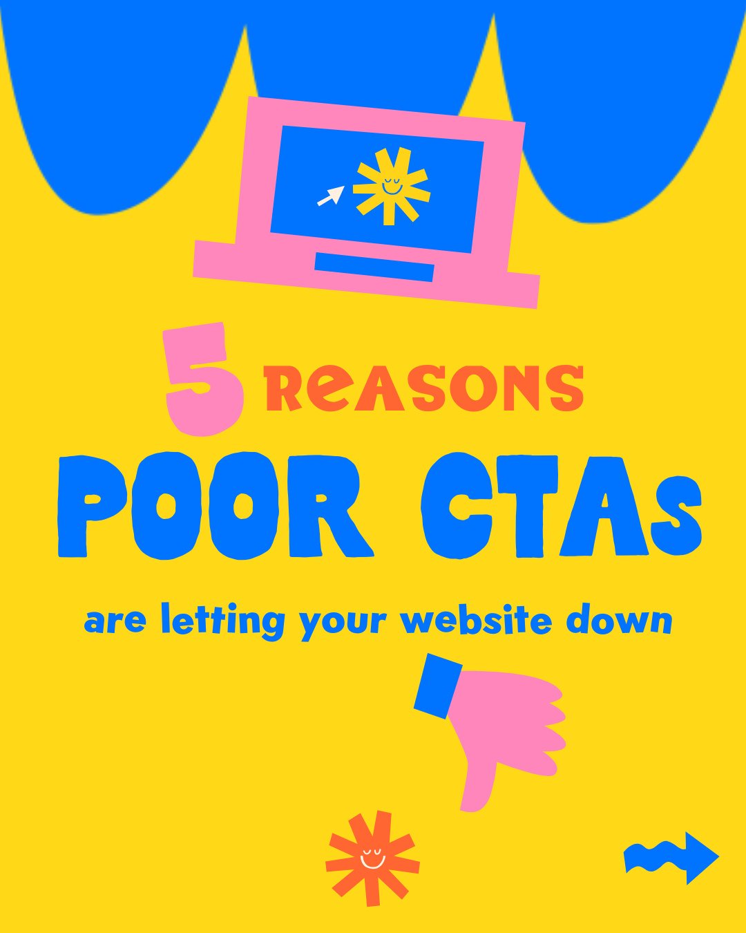 How long have you spent thinking about CTAs?⁠
⁠
It's pretty common for them to be an afterthought - you're more focused on the branding, copy or photos on your website right? Hey, when you're DIYing things, there is only so much brain and focus you c