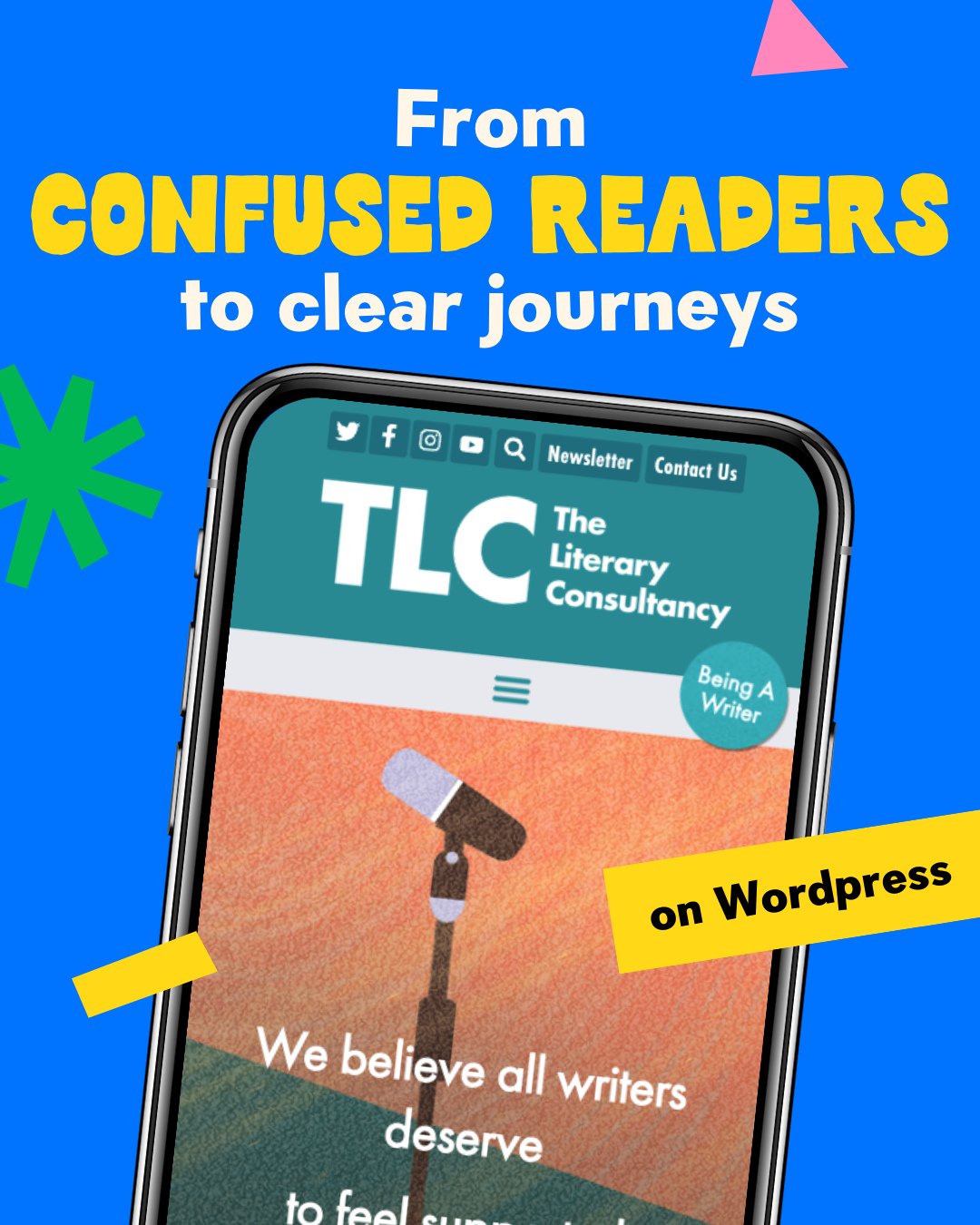 Let&rsquo;s Happify @theliteraryconsultancy website!⁠
⁠
Aki has a fantastic business helping writers get connected to the services and resources that they need in order to succeed 📑 and, after having some big work done on her website, things still w