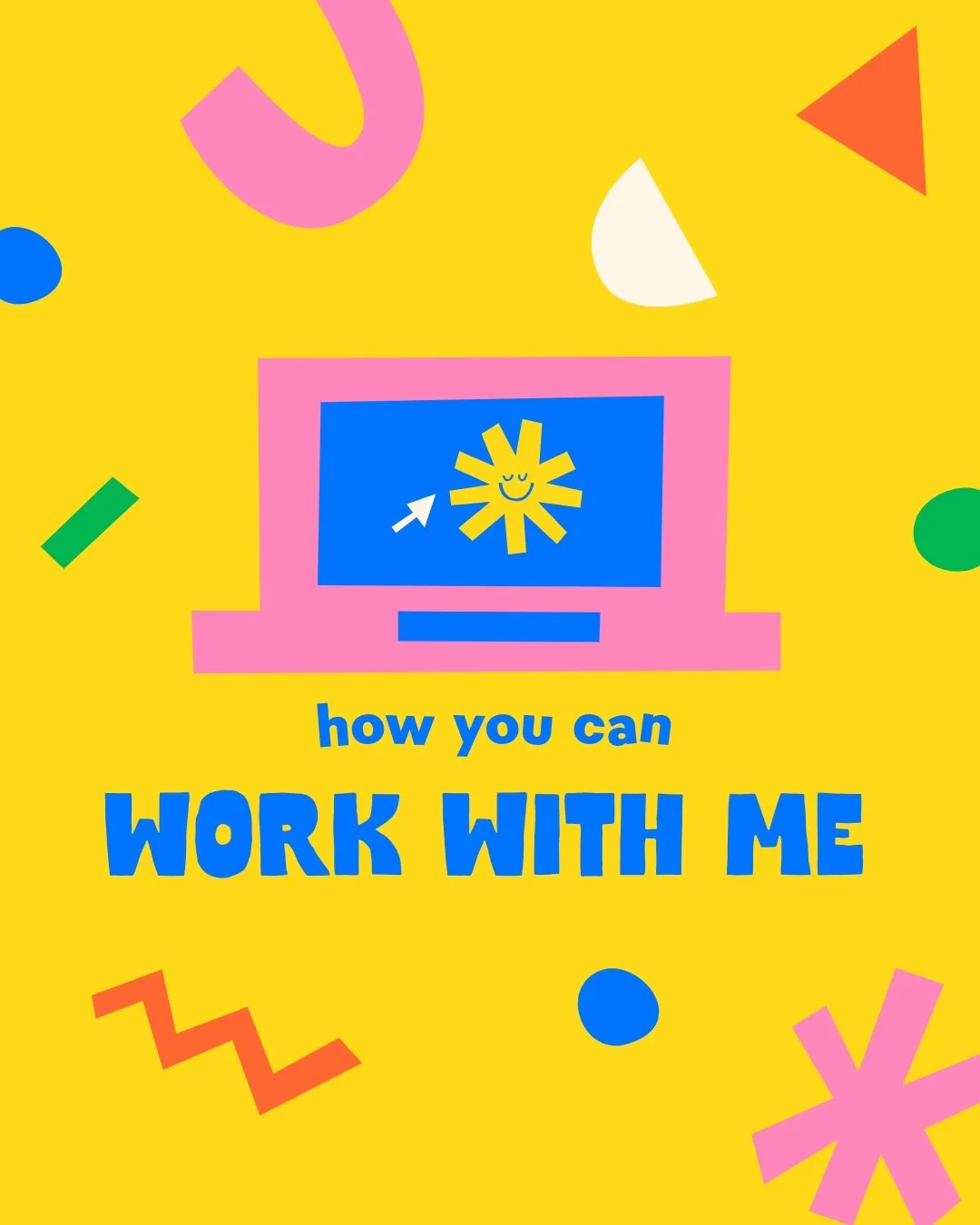 Wanna work with me? Let me tell you all the ways!

From free freelancer resources and some of the most colourful web inspo to a one-hour web audit or a fresh site in a week 🤩

Whatever you need in the realm of technically-sound and dopamine-fuelled 