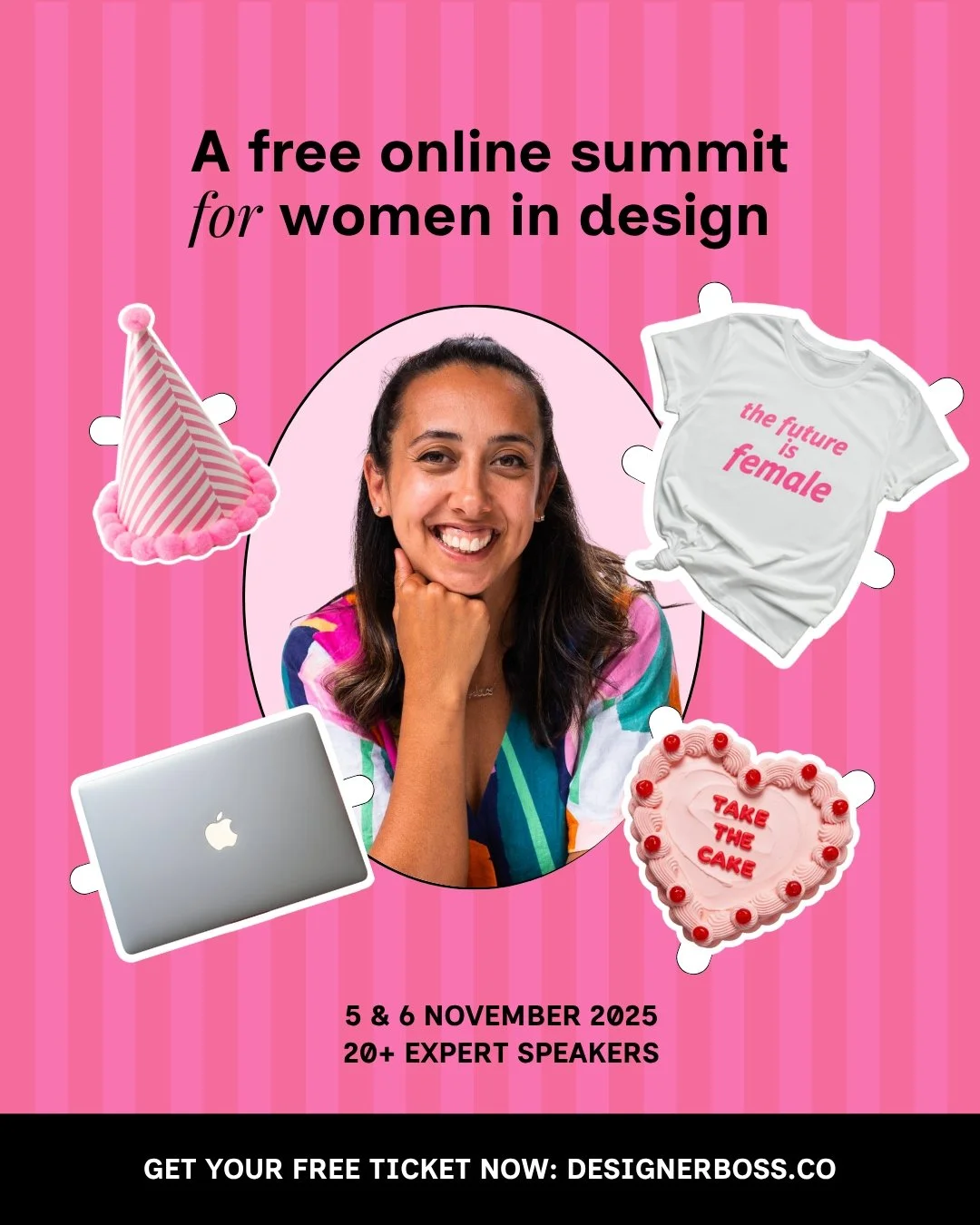 Guess what... I&rsquo;m serving up a little something sweet! 🍰

I&rsquo;m so excited to announce that I&rsquo;ll be speaking at the Take the Cake Summit - a FREE 2-day online event for women in design who want it all.

A bit more about what my prese