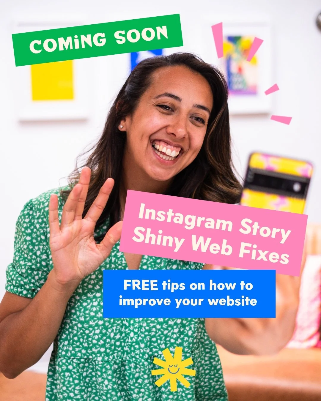 I&rsquo;m trying something new! Introducing&hellip; Shiny Web Fixes ⚡️

I love helping small biz owners create a website that they&rsquo;re proud of - even if you can&rsquo;t afford a Happify Day - so I&rsquo;ll be offering mini web audits, for free!