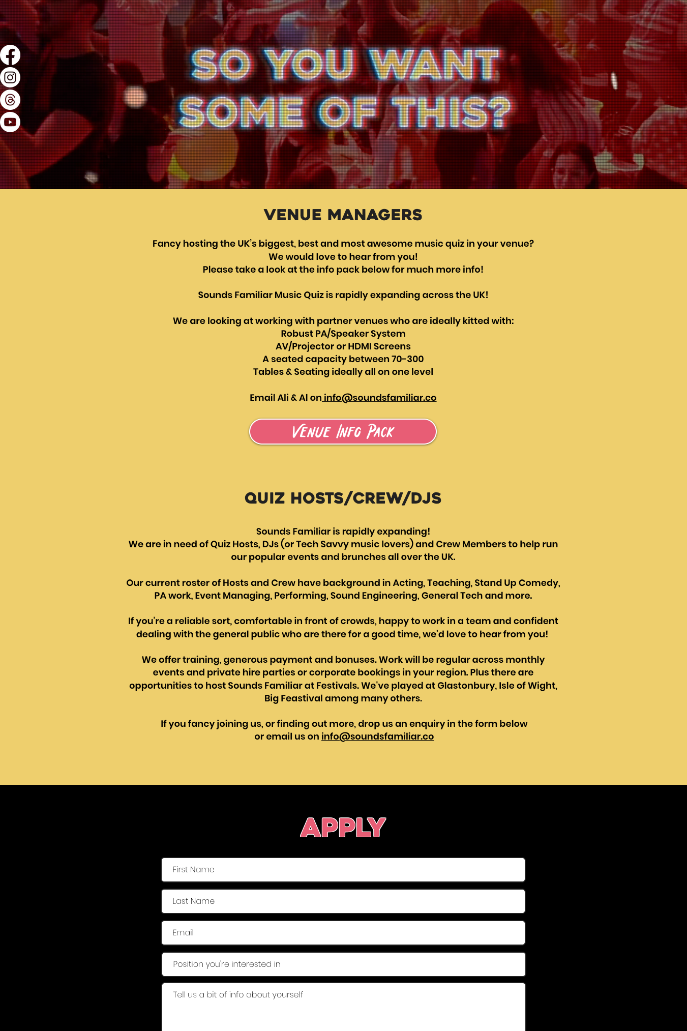 Jobs - too much text