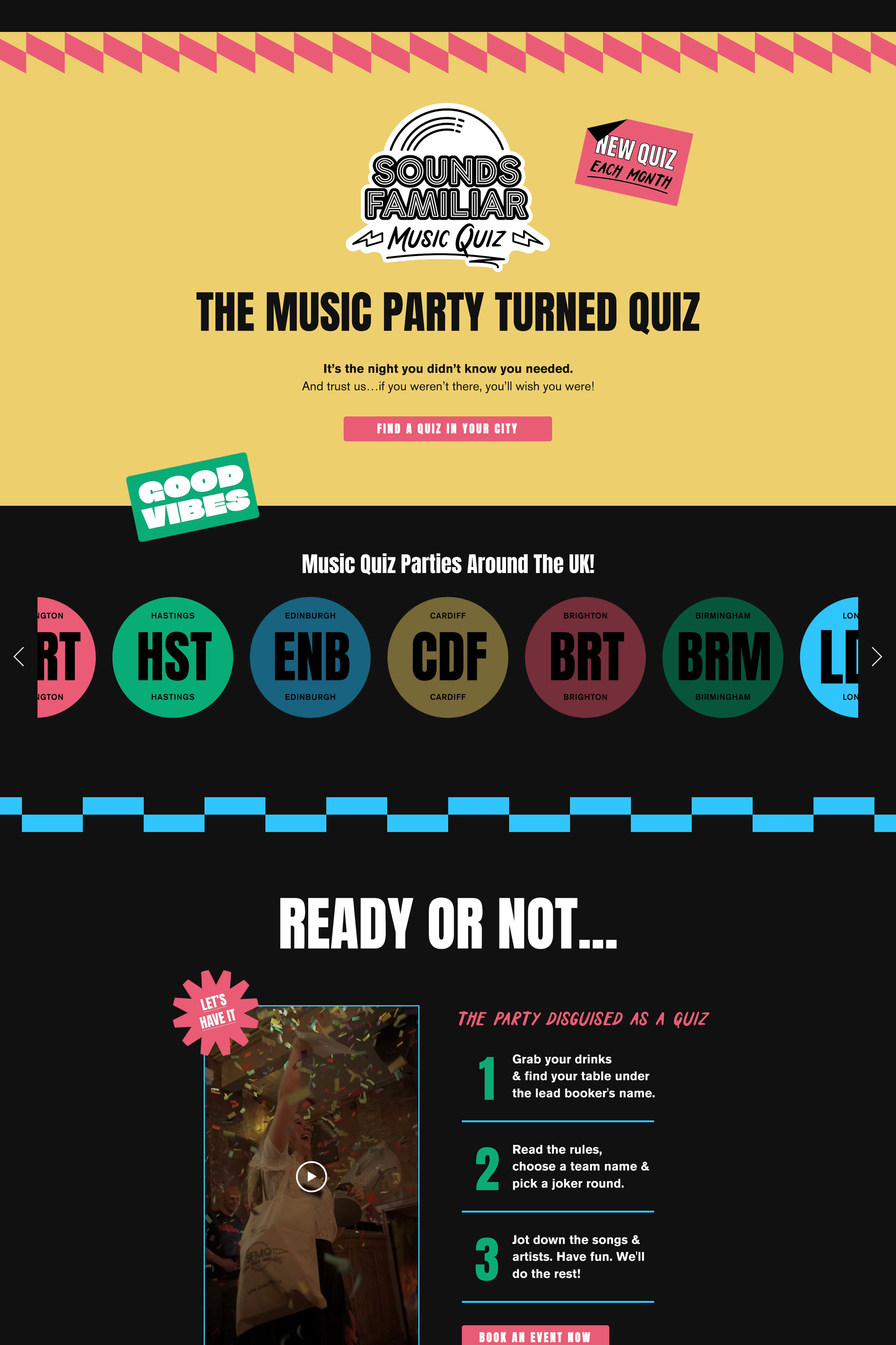 Home - CTAs to all cities