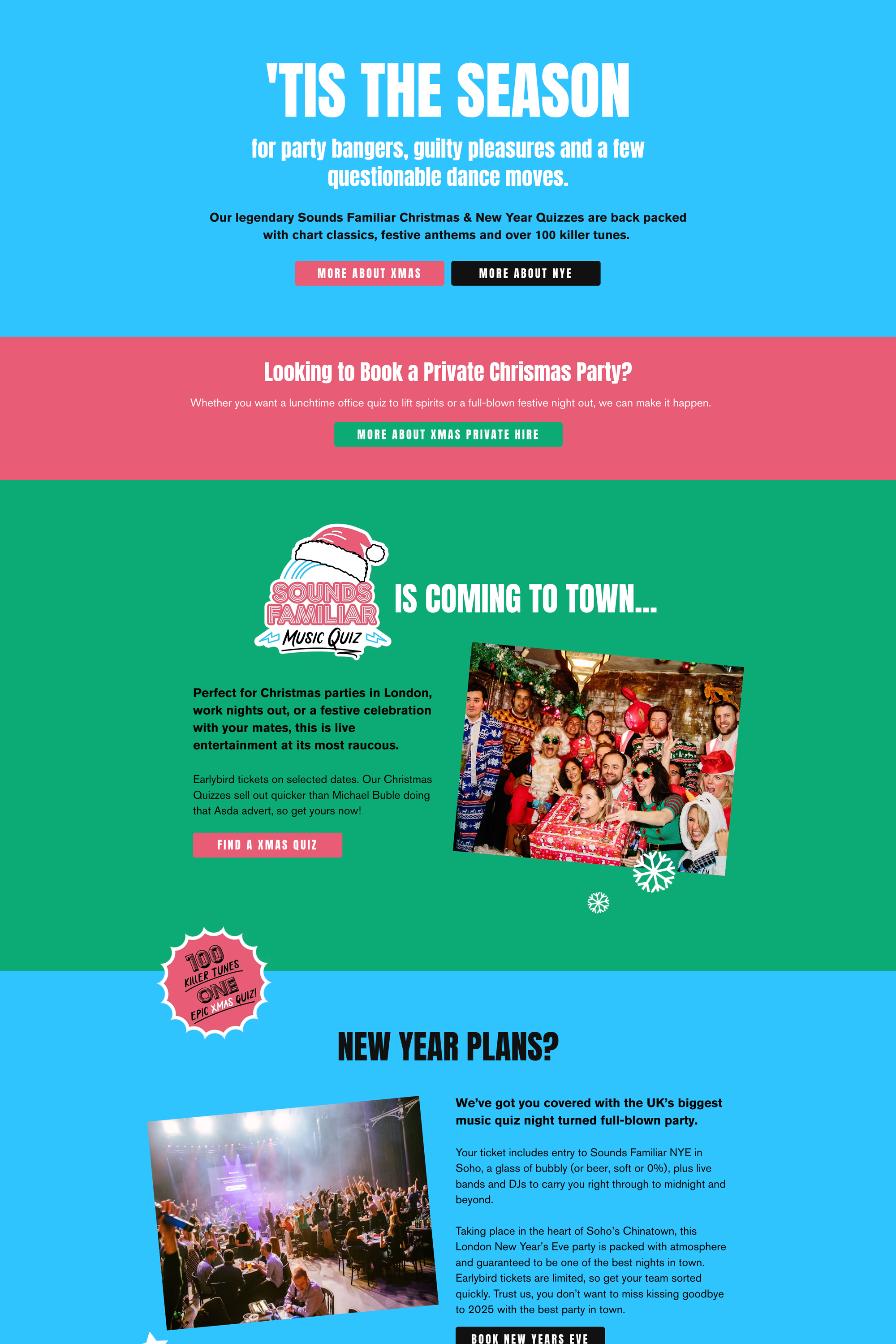 Exciting Seasonal Page