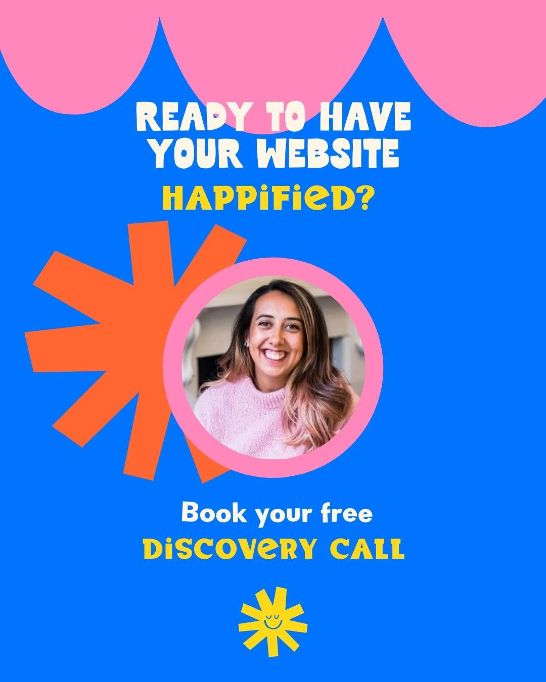 So you've booked a Happify Day with me 🎉 Yay!

Let's talk about how you can prepare, as there's a knack to getting the most out of your website makeover.

Do:
✔ Pay your deposit
✔ Keep the day free
✔ Get your web ideas flowing
✔ Think about the vide