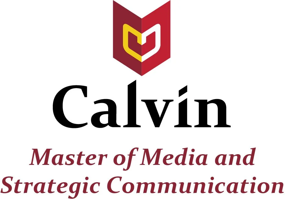 Logo for Calvin University Master of Media and Strategic Communications