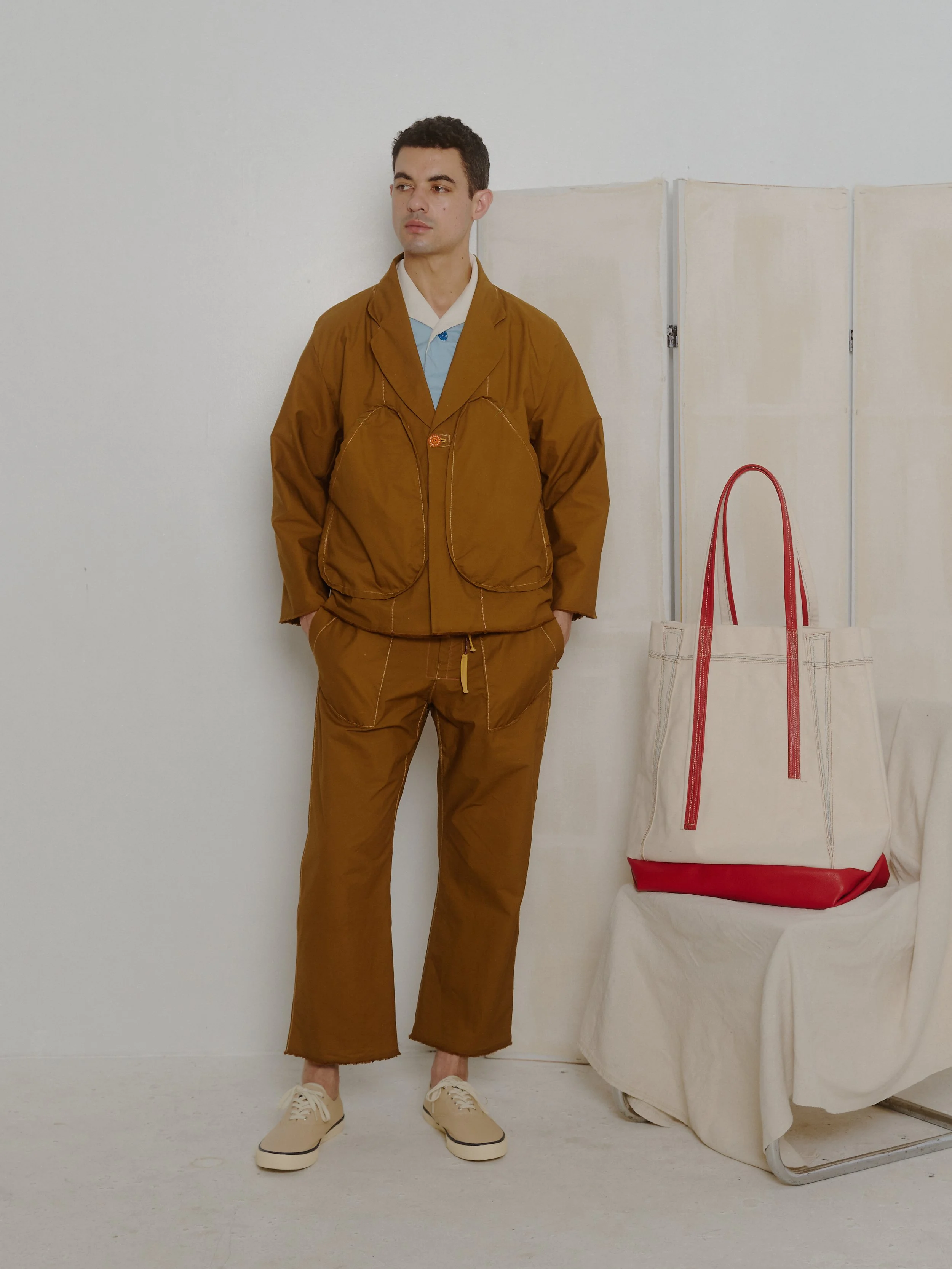 Summer Suit in Brown