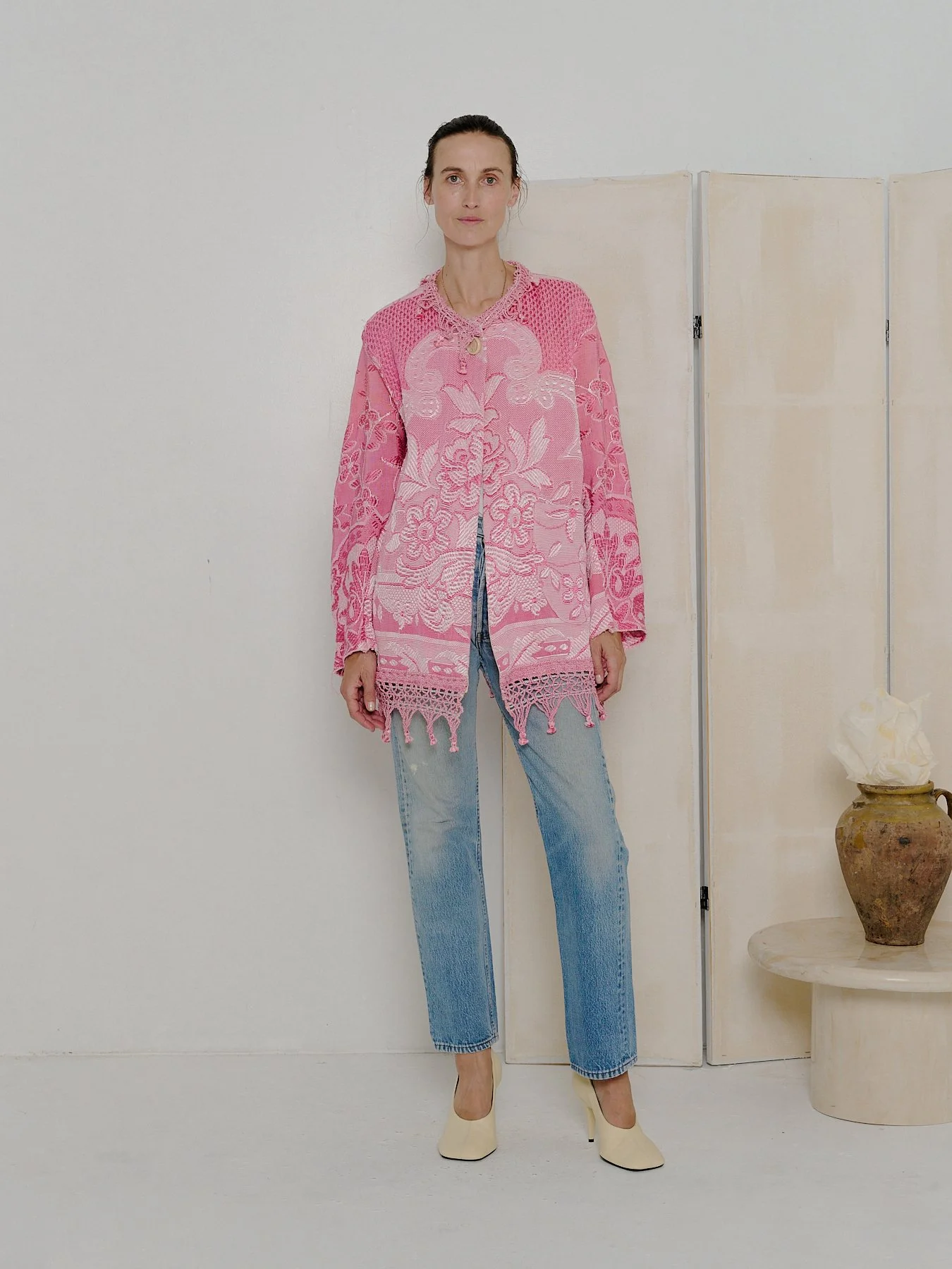 Tassel Jacket in Watermelon