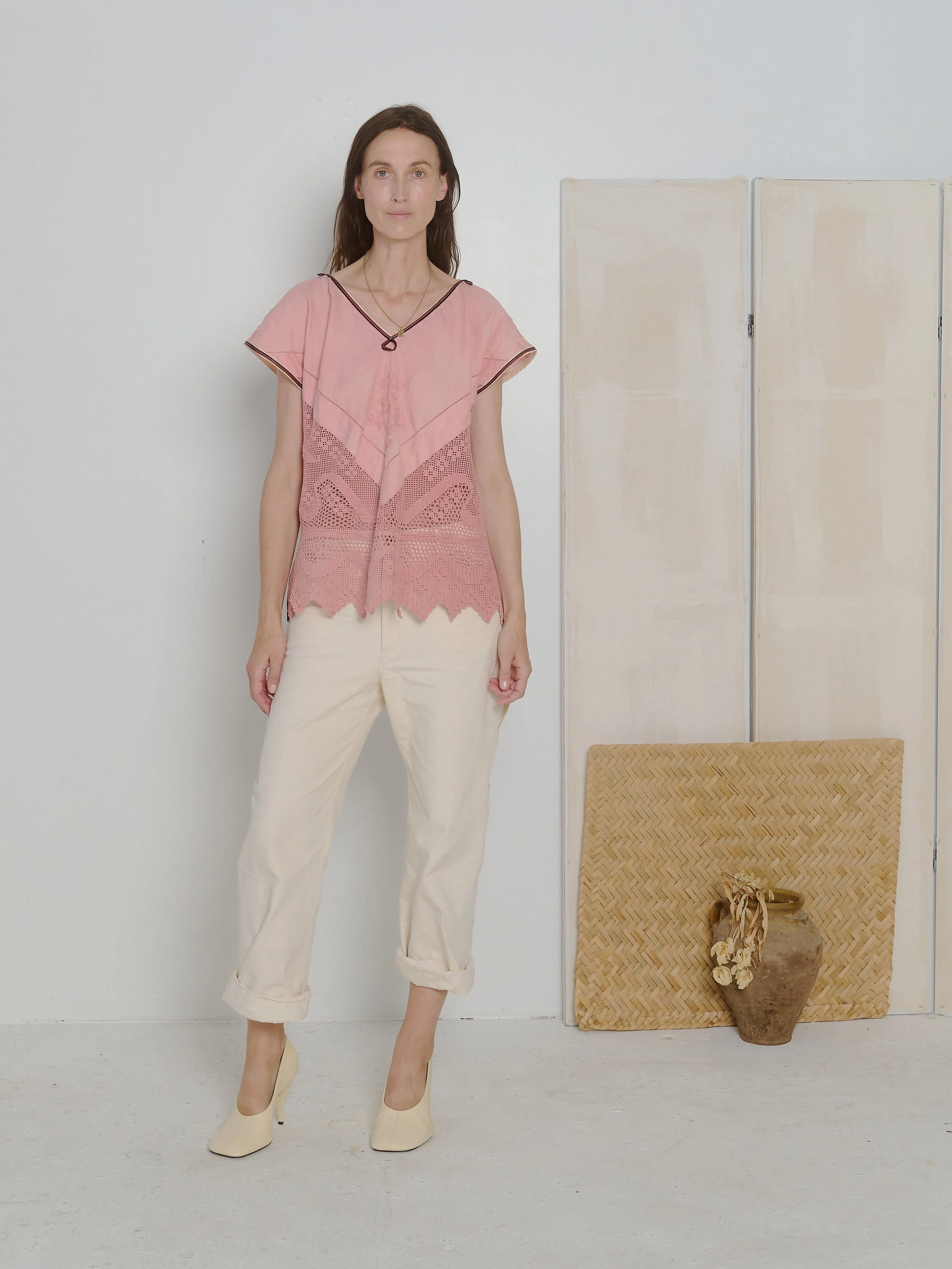 Lace Top in Madder