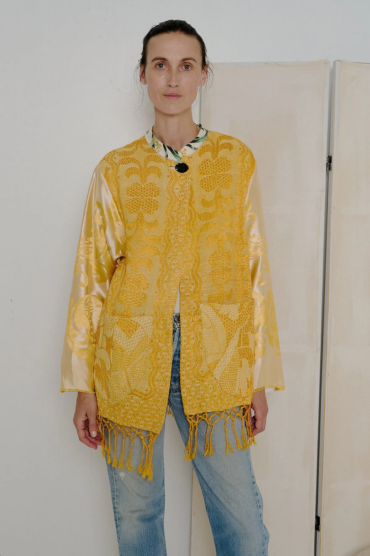 Tassel Jacket in Goldenrod