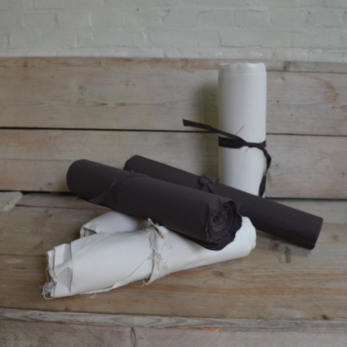 The original rolls of leftover windmill fabric