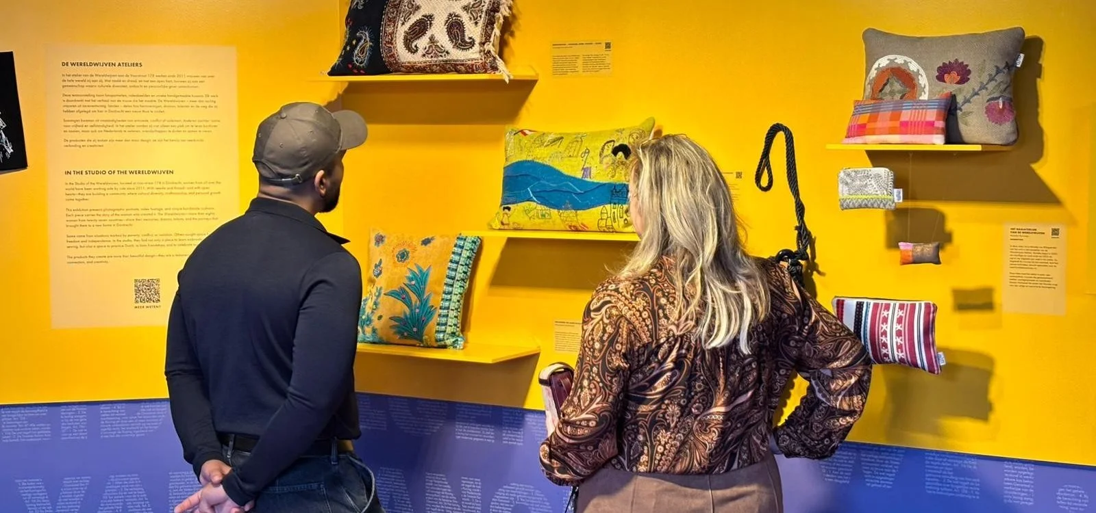 Wereldwijven exhibition at Hof van Nederland