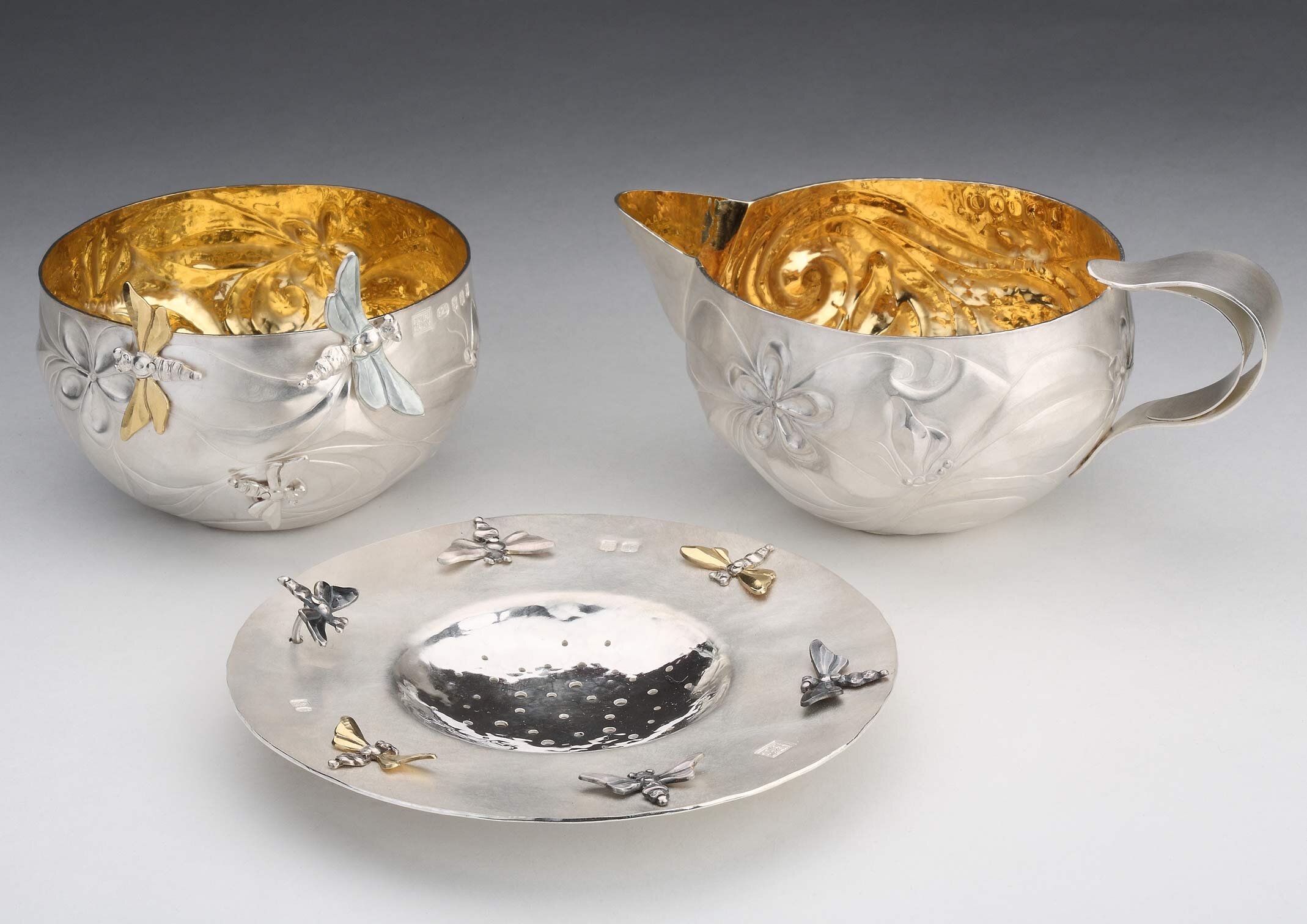 Mayfly Tea Set with Strainer