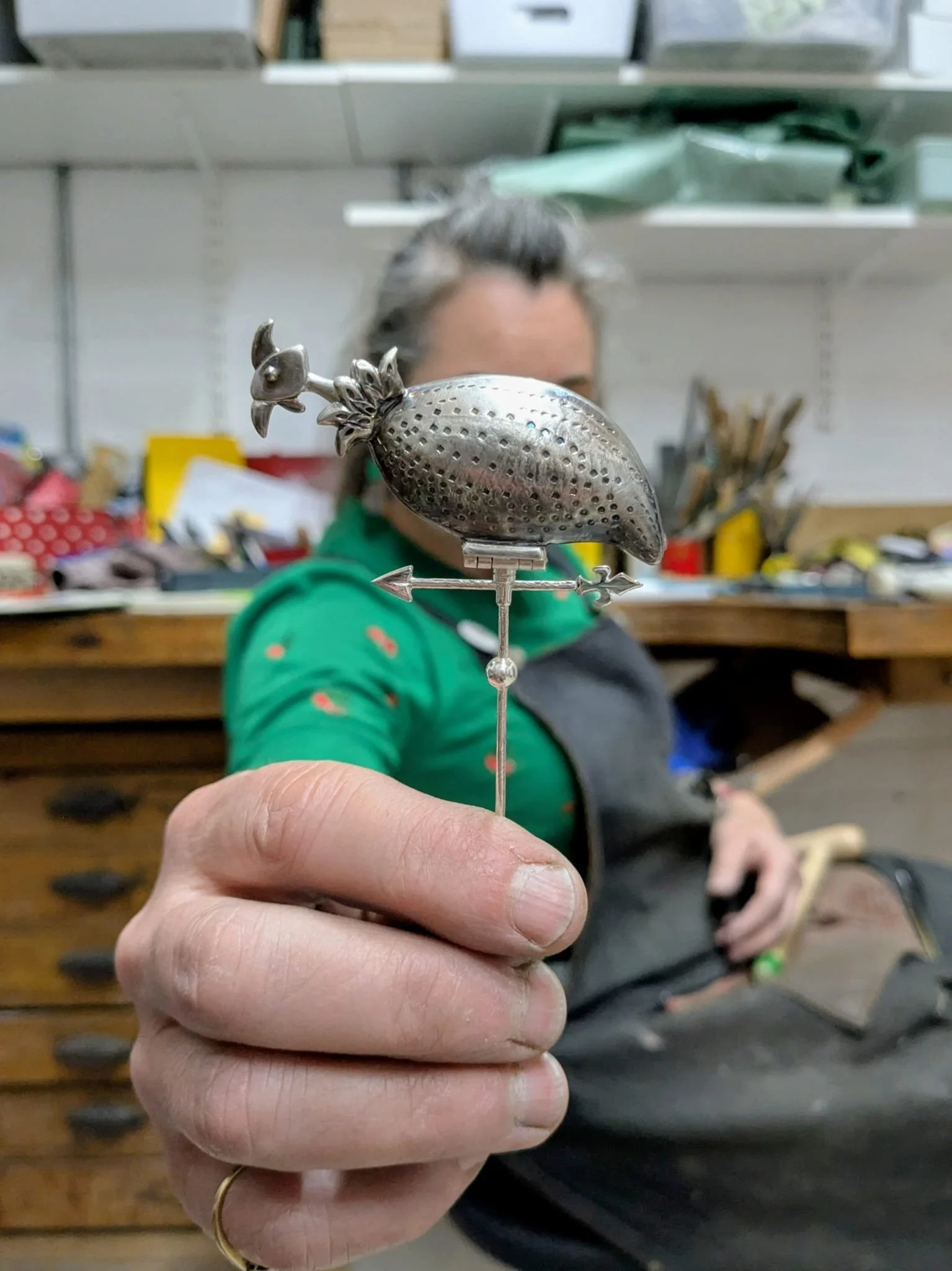 BK with Guinea Fowl Pin at HBF.jpg