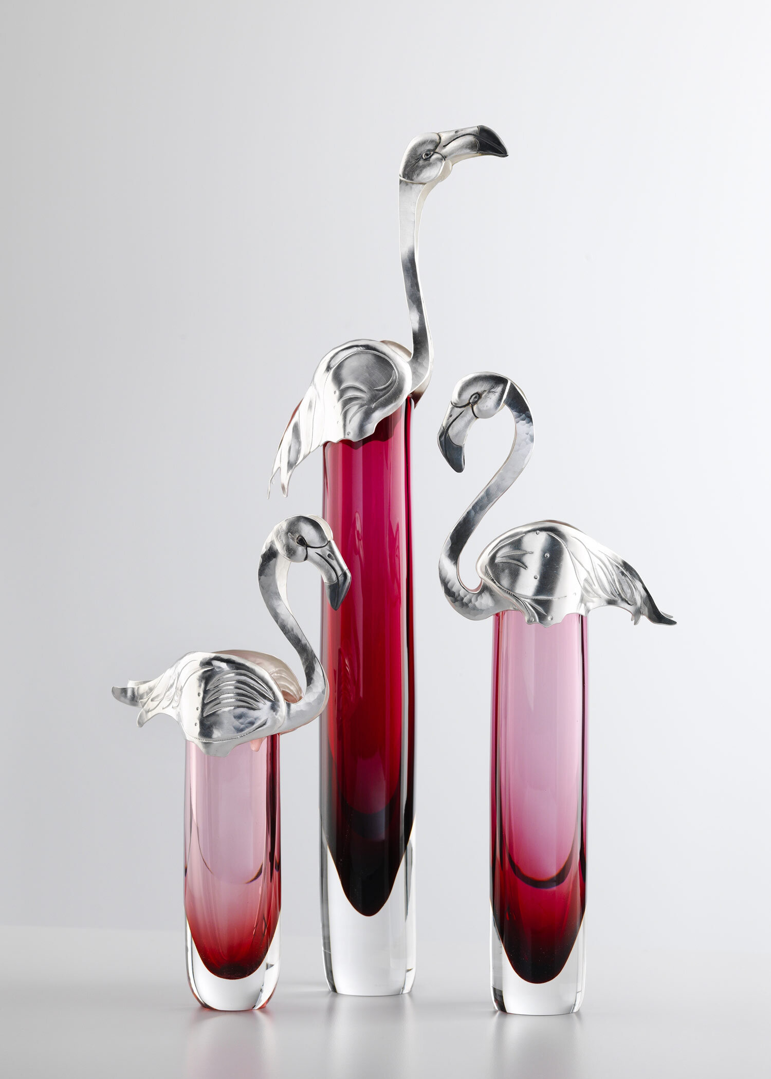 Flamboyance of Flamingos Bud Vases