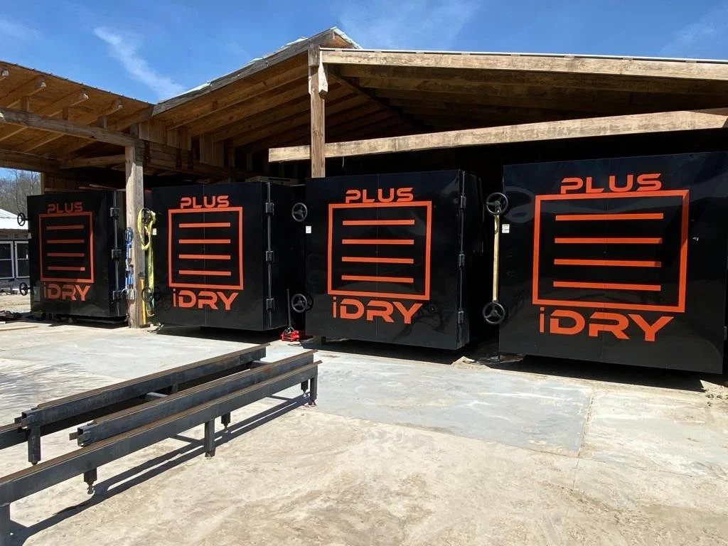 Dry & sterilize your wood in our iDRY Vacuum Kiln near Raleigh, Durham