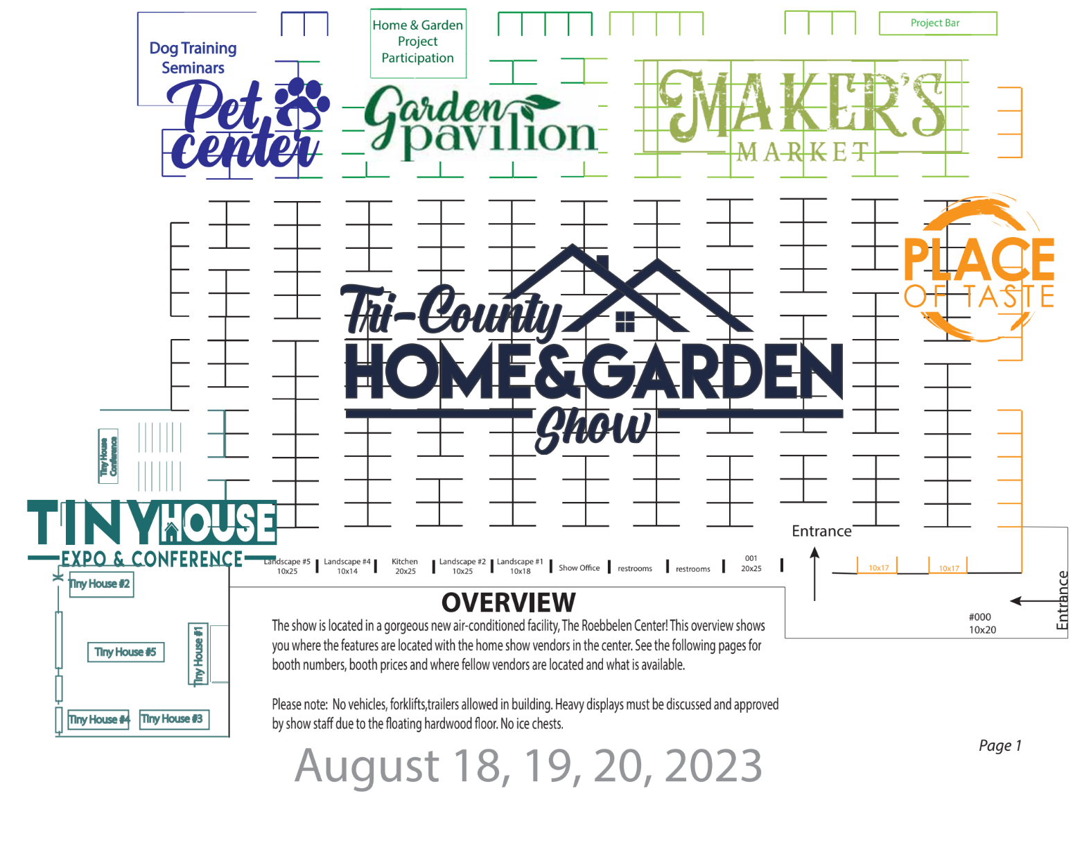 Show Floorplans — TriCounty Home and Garden Show