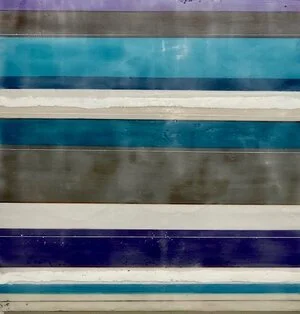 Navy Grey and Purple stripes in pairs&nbsp;12x12 encaustic on panel (2)