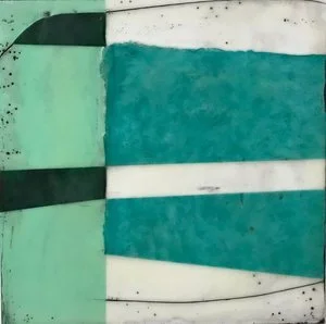 Perceptions 10 - SOLD10x10 work on panel - encaustic