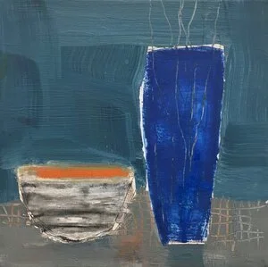 Vessels Side by Side - SOLD12x12 mixed media on canvas