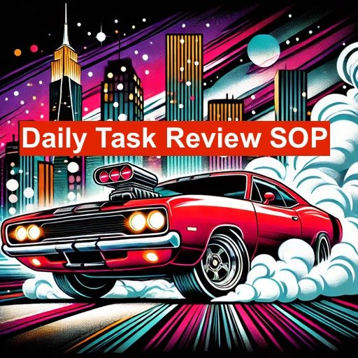 SOP BURNOUT: Create a Daily Task Review SOP