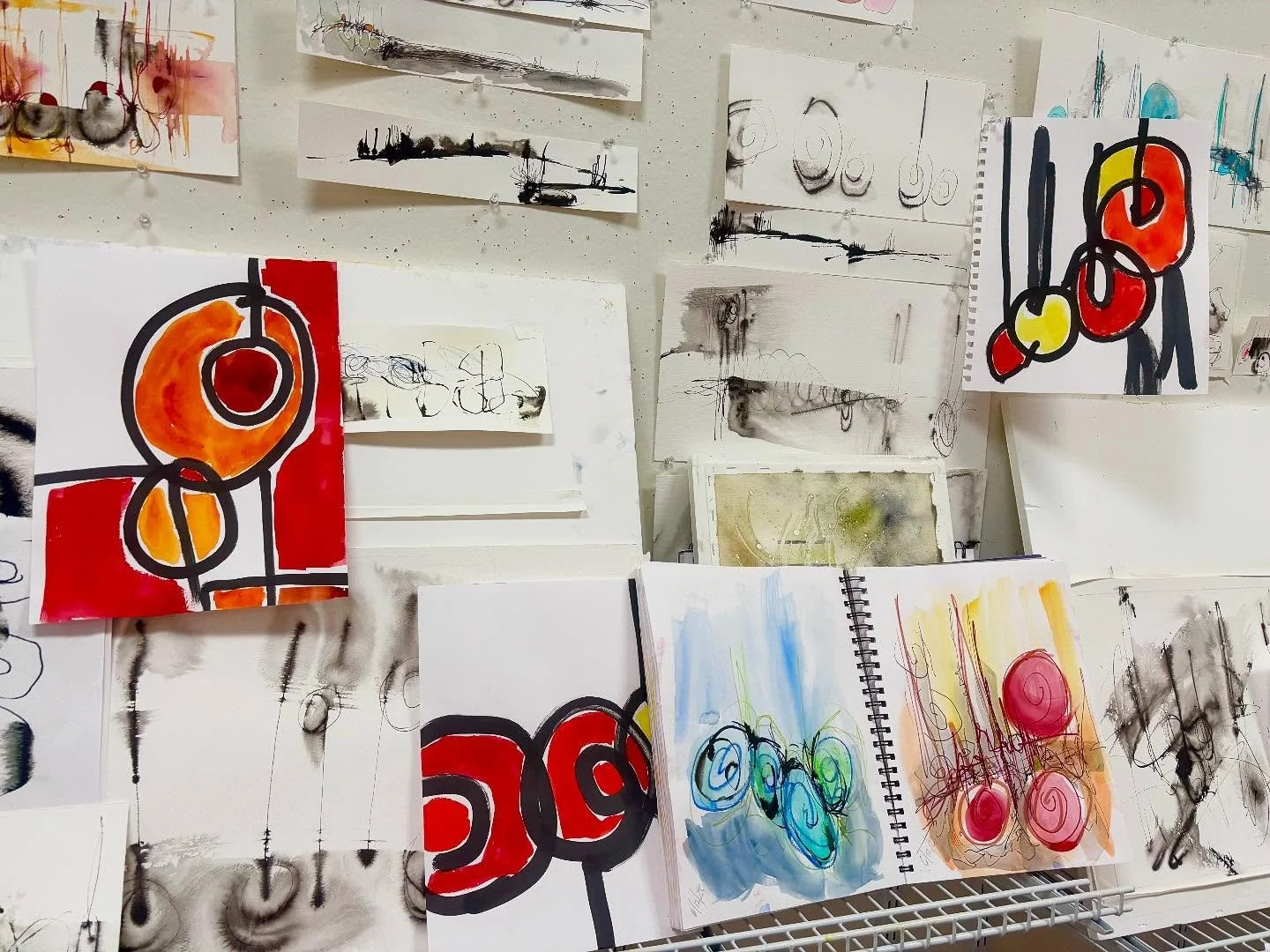 It&rsquo;s very fun to see all the different iterations. These are mostly from my sketchbooks.  #dailyart  #sketckbookart #dailydrawing