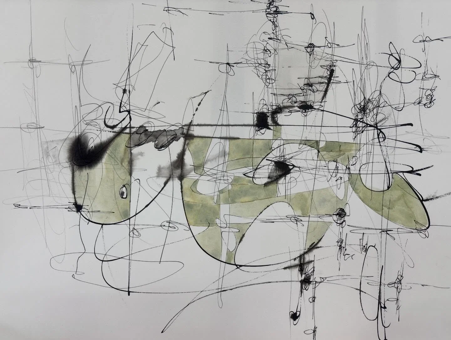 Floating Galaxy doodle.
#sumiink #imaginarylandscape #watercolor #underseagreendanielsmith