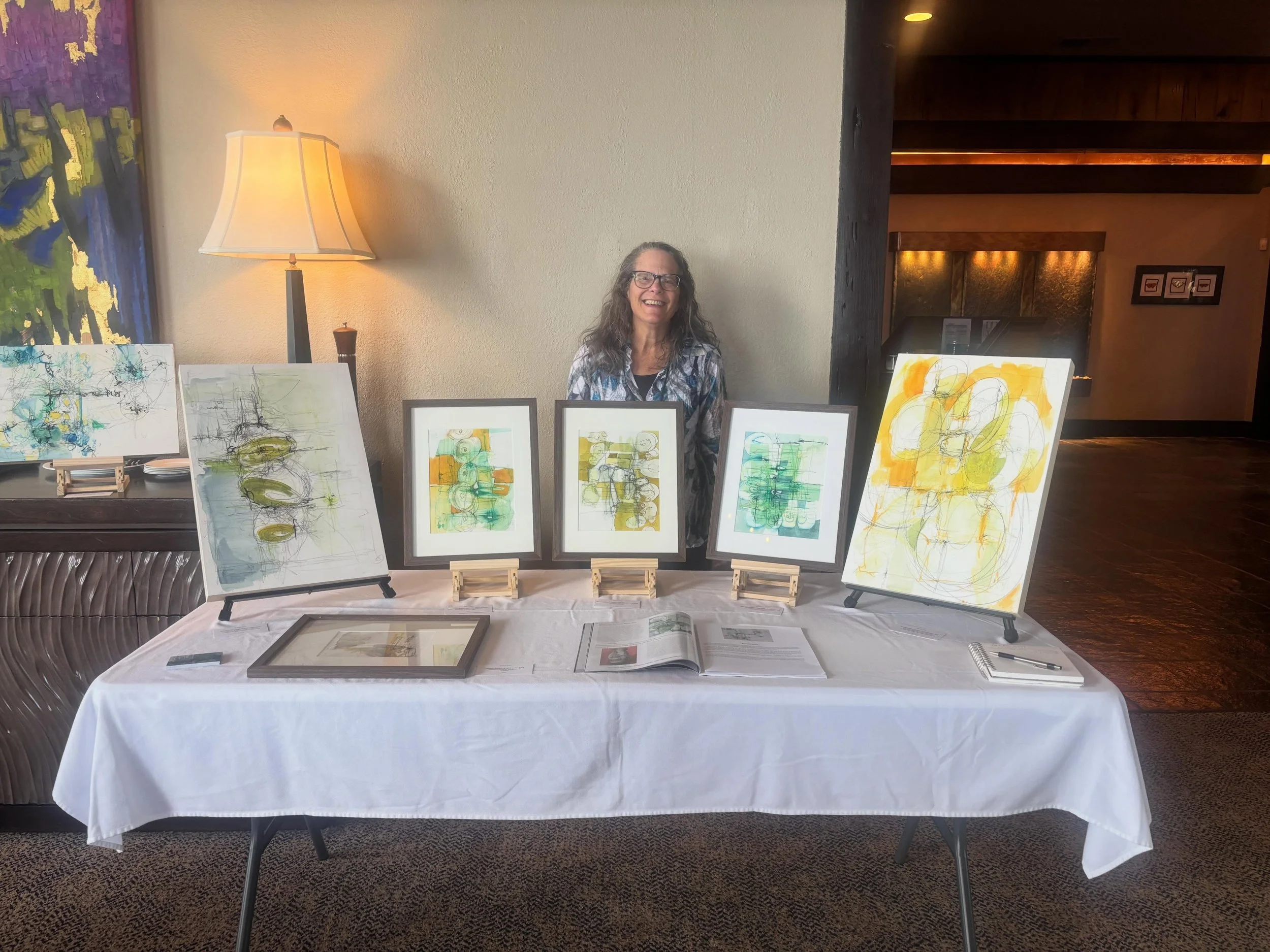 We had such a nice afternoon yesterday at the Artist Mixer @mountainaircountryclub 
Such a lovely place to spend the afternoon.
Thanks #mountainaircc