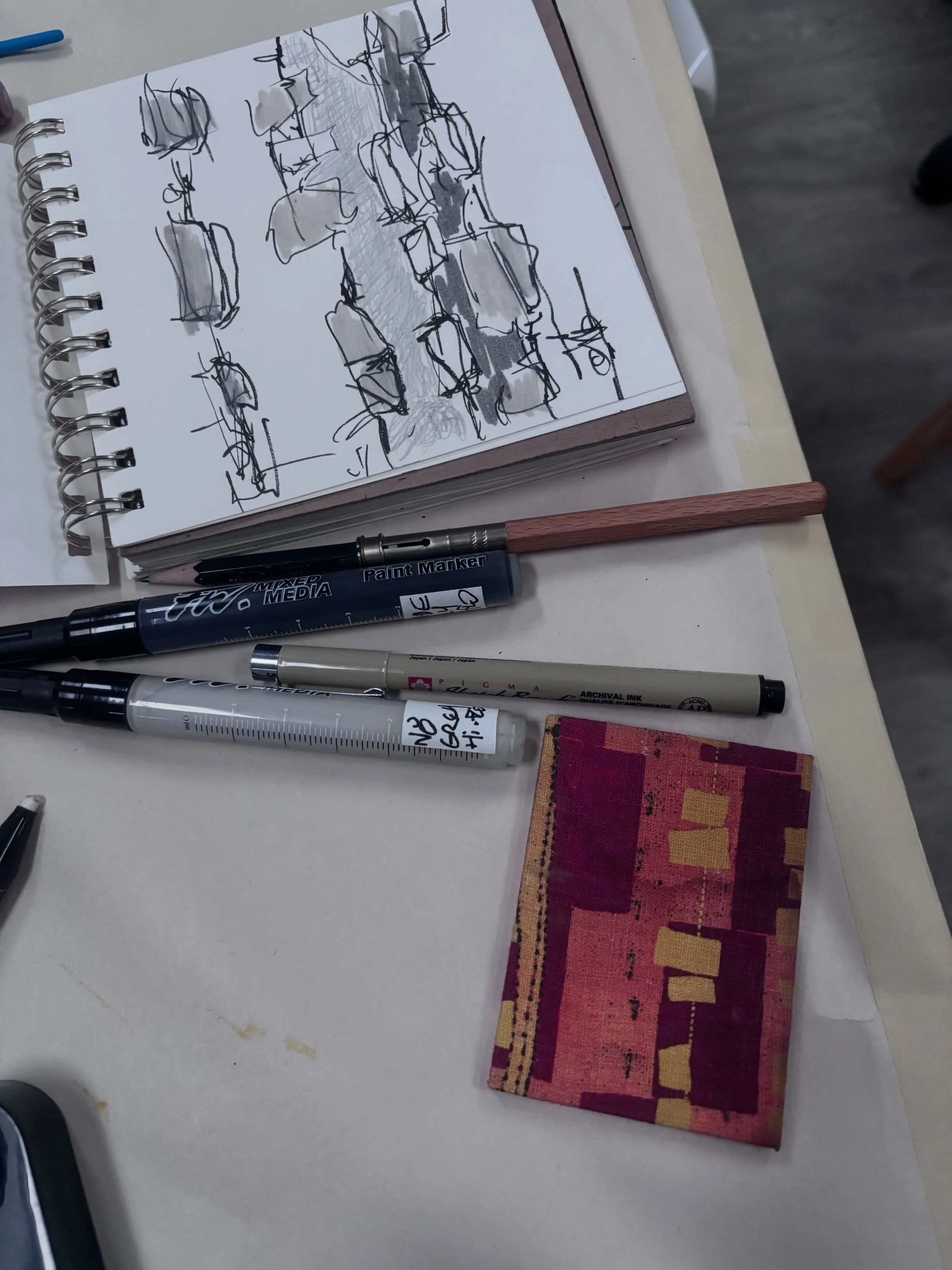 Just enjoying the process. Revisiting older compositions.
