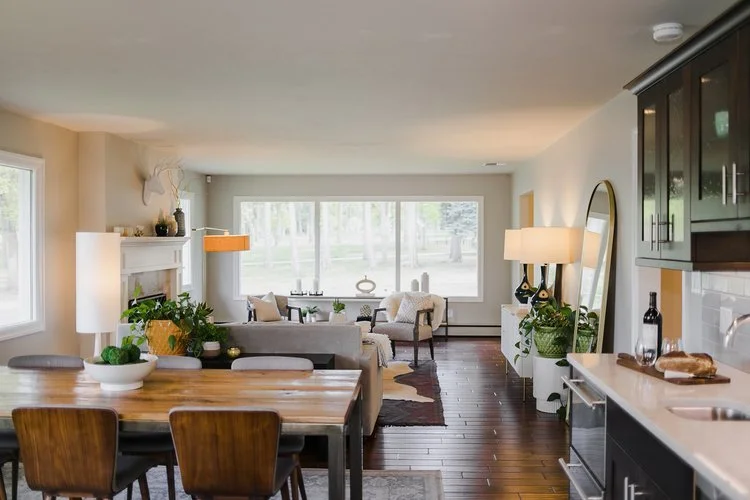 Modern kitchen real estate photography