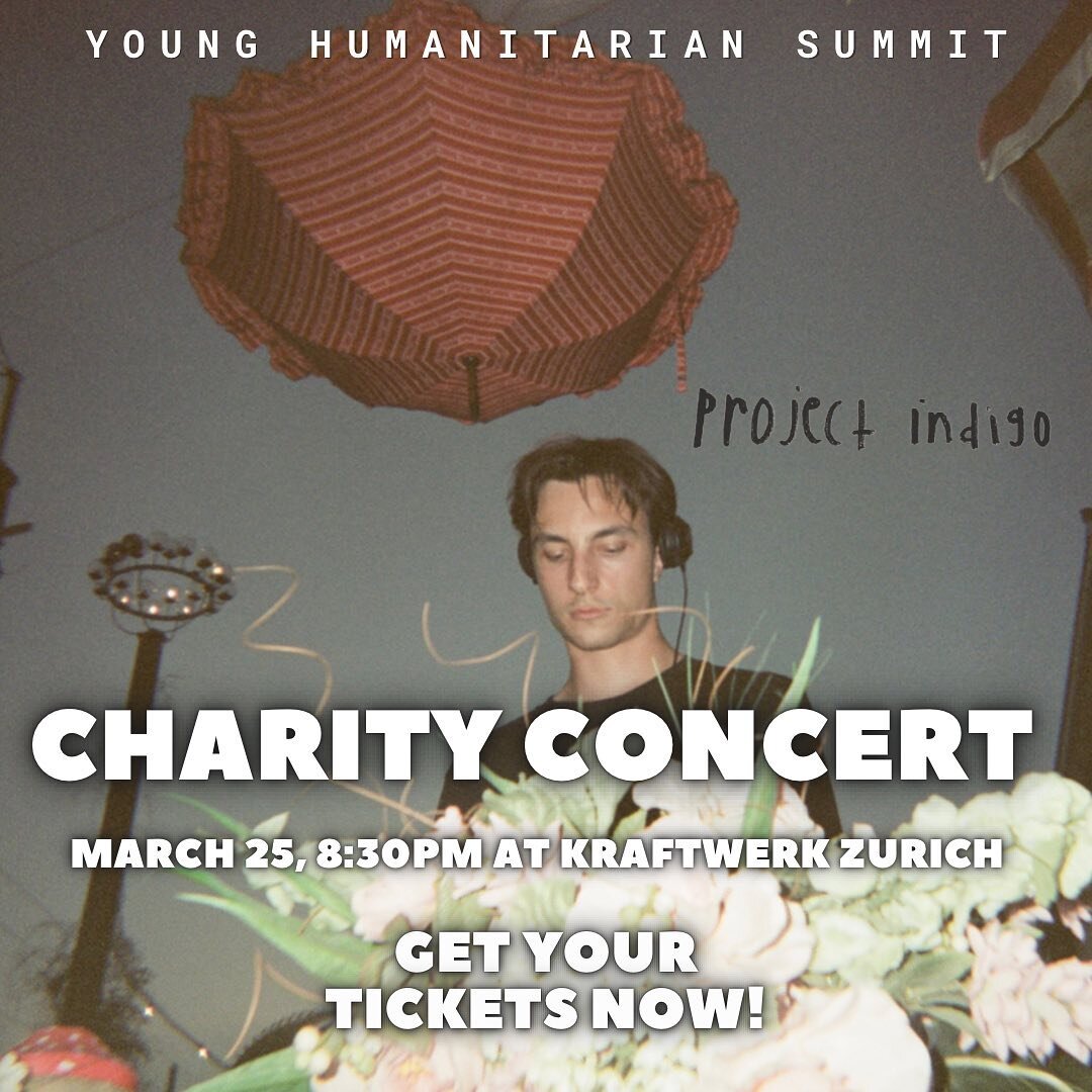 We are thrilled to announce that @projindigo will be joining us on stage for the Young Humanitarian Summit&lsquo;s charity concert on March 25th, 8.30pm at @kraftwerk_zurich! Join us for an unforgettable evening for a great cause! 🎙️💛

The charity 