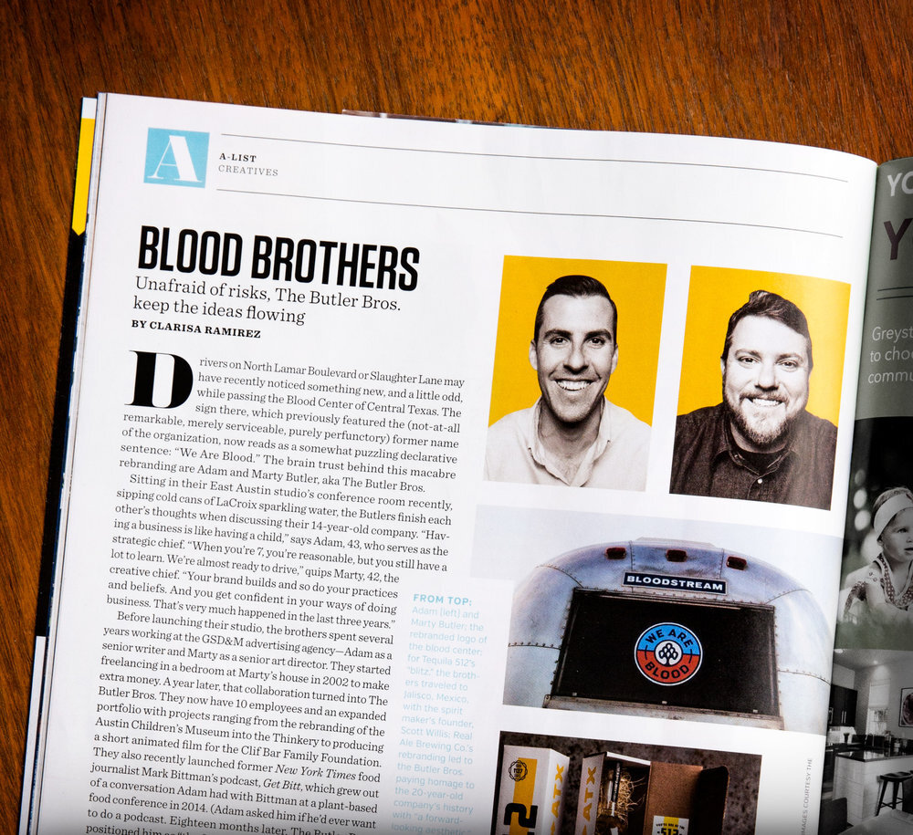 Bros in Austin Monthly