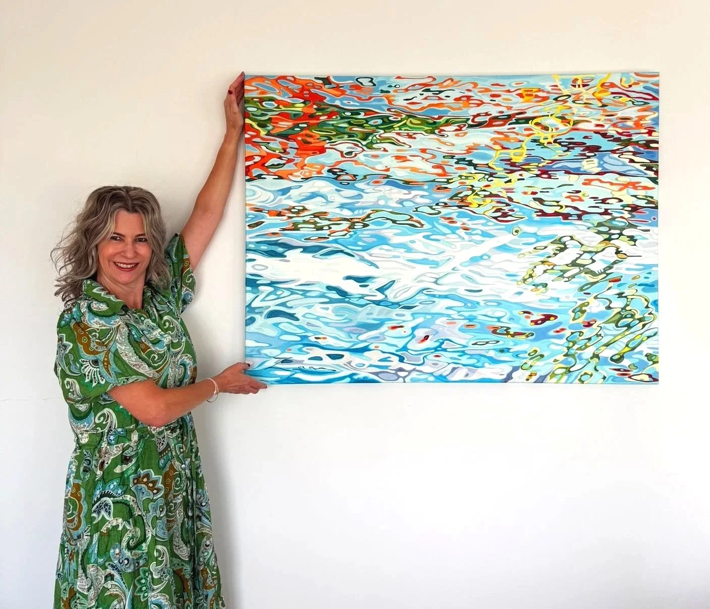 SUMMER SUN II 2025, 120 cm x 90cm / 47" x  35.4" ( oil on canvas), for Aleta, Sydney, Australia