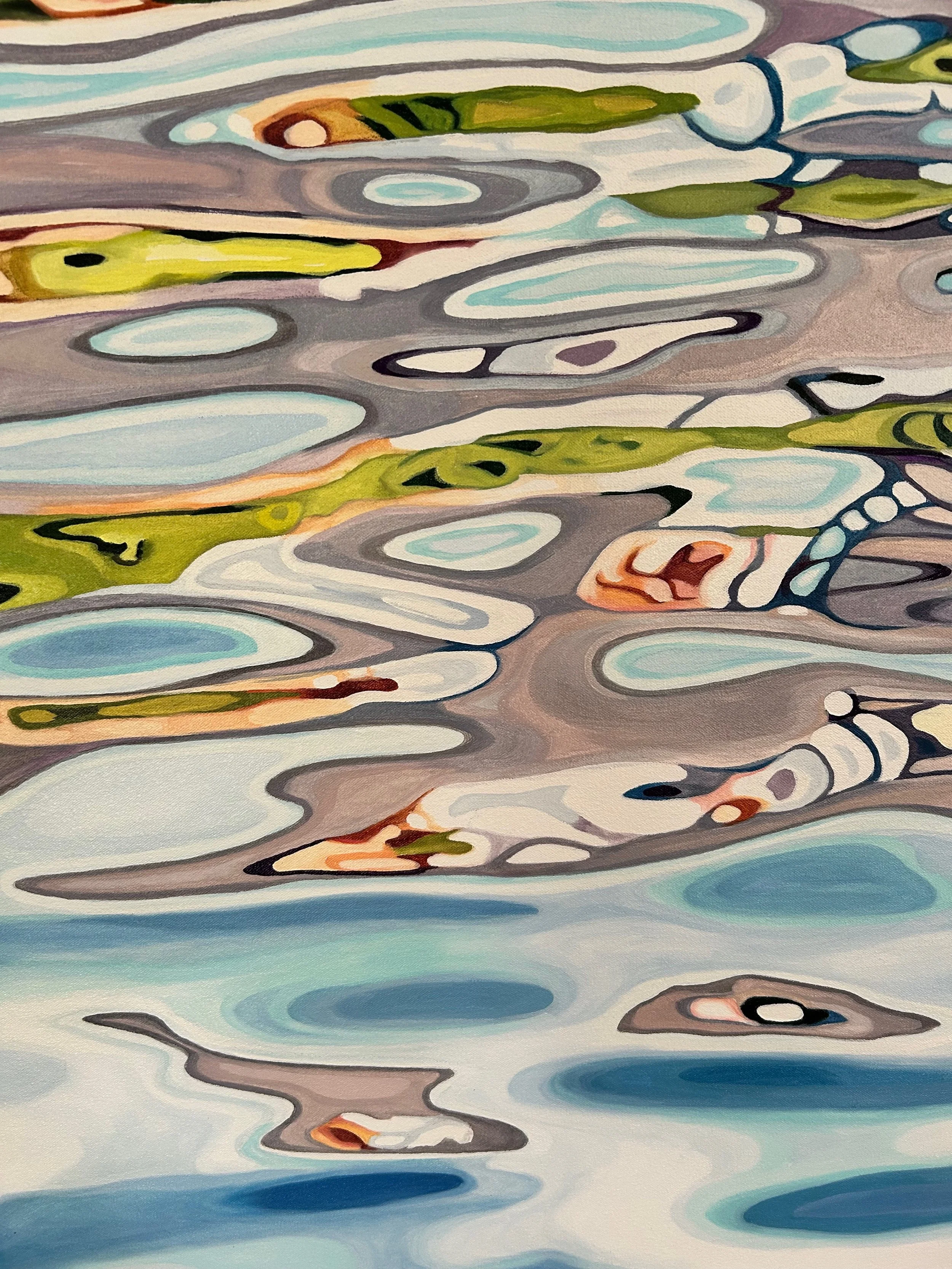 AT FIRST LIGHT - Zaan Claassens - 200x100cm (78.7x39.4in) - Oil on Canvas - detail v.jpg