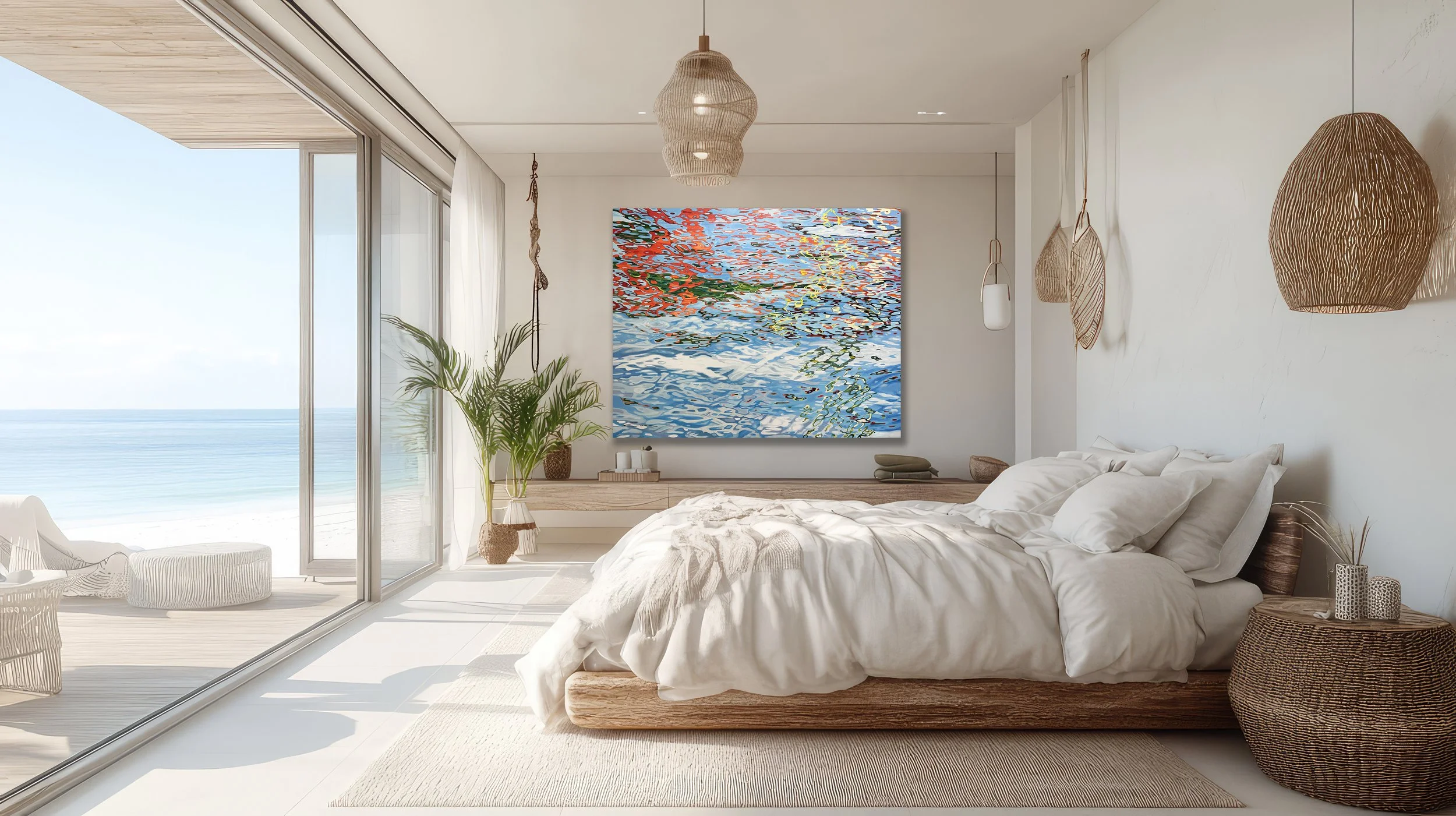 SUMMER SUN - Zaan Claassens - 150x120cm (59x47in) - Oil on Canvas - in situ 2.jpg