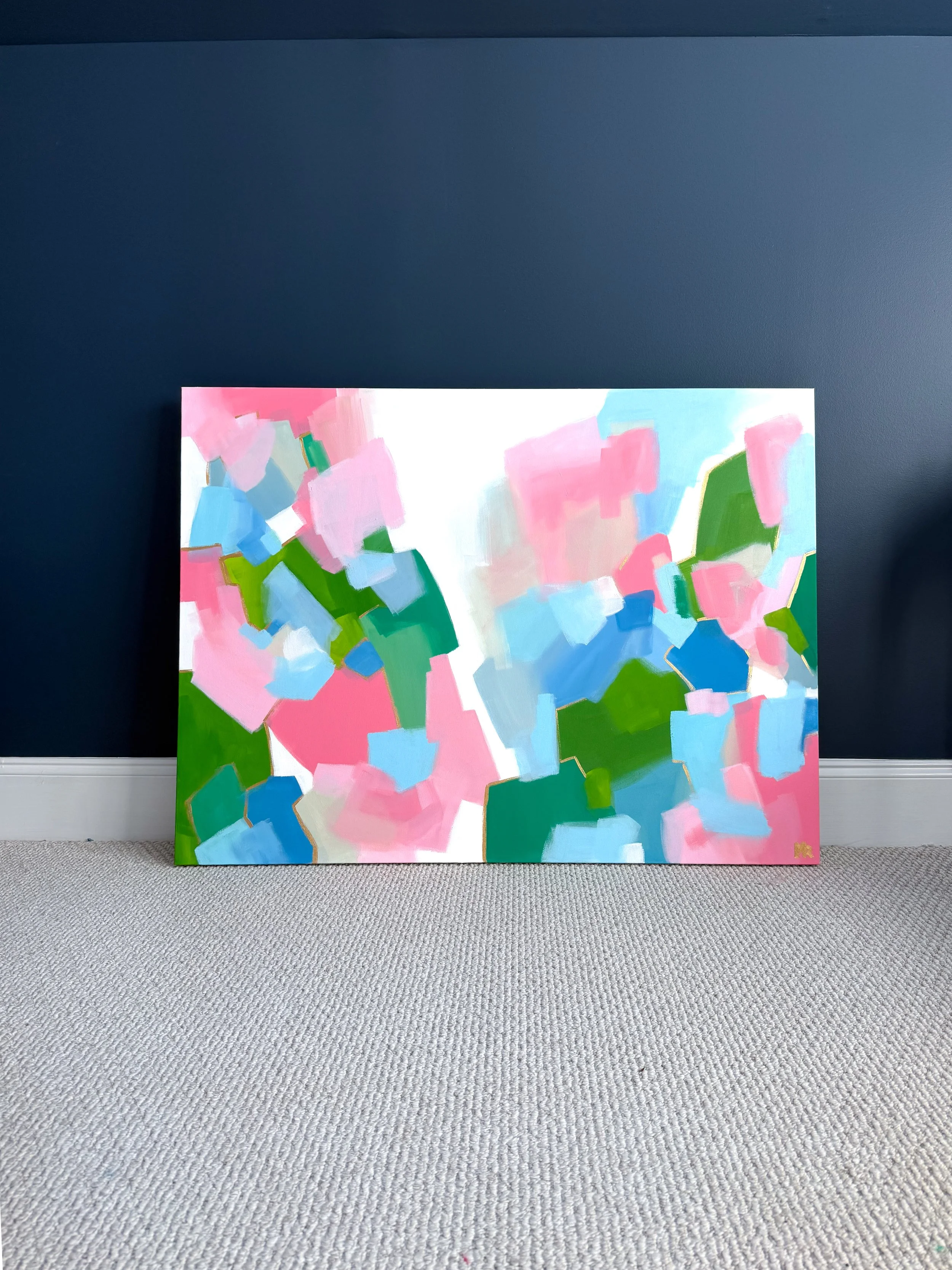 Blush + Bashful 48x36