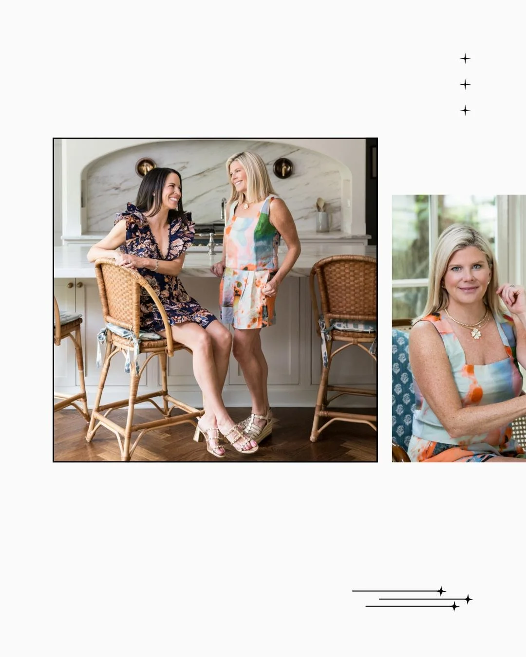 Loving how this recent branding + headshot session turned out for Deirdre &amp; Suzanne Carlough of Carlough &amp; Co. Interior Design Co. This SIL duo is based in NJ and Virginia 
creating exceptional, livable spaces through mixing unexpected patter