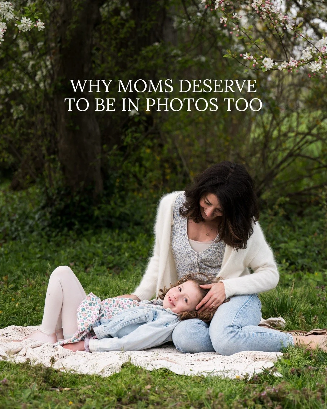 Moms are usually the ones behind the camera.

But one day, your kids will want photos with you in them... the hugs, the laughter, the way they fit in your arms during this season of life. Those are the memories that matter most.

Step in the photo! Y