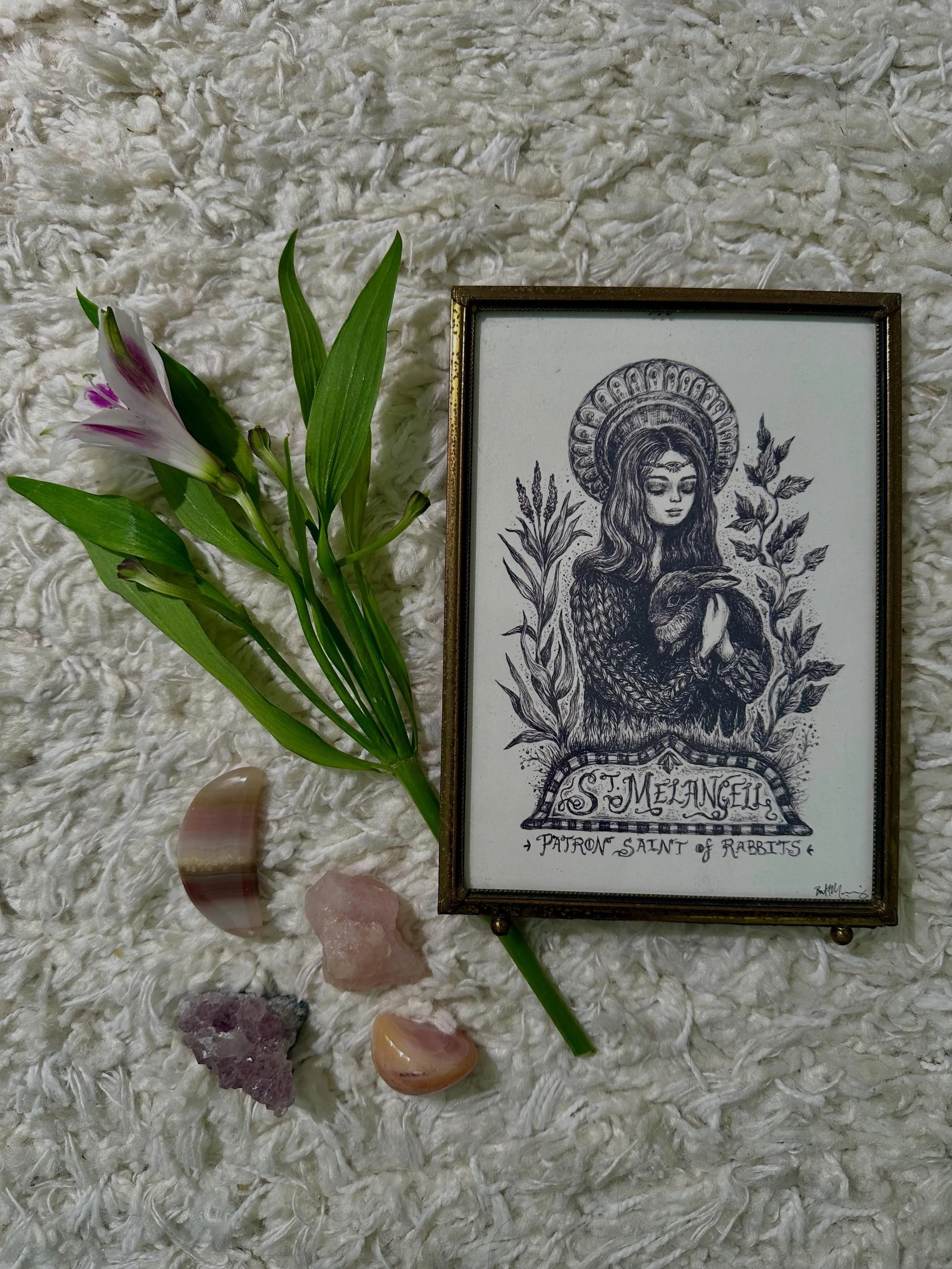 We&rsquo;re a little late on this post but Vincent &amp; I wanted to make sure we took a moment to share with all of you the magic that is St. Melangell, Patron Saint of Rabbits, Hares, Small Animals &amp; the Natural World. 🐰🐿️🍄&zwj;🟫🪴

There a