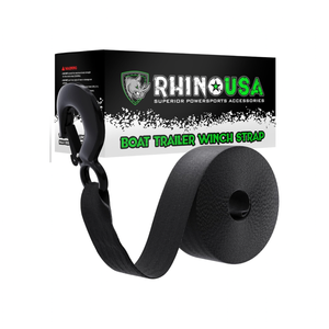 Rhino USA Winch Strap with Hook, 2in x 20 ft