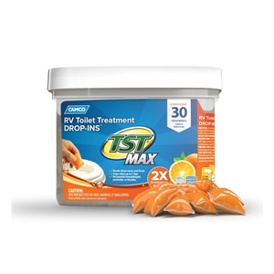 Camco TST MAX Toilet Treatment Drop-Ins, 30-Pack