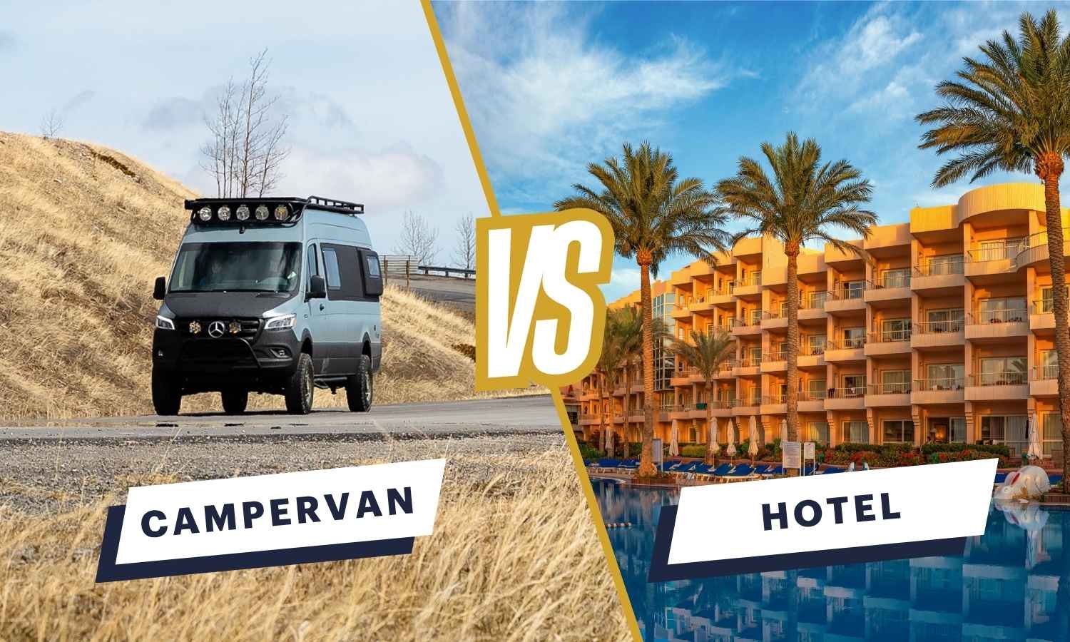 What is cheaper? A campervan or hotel?