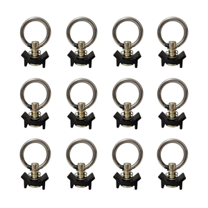 L-Track Single Stud Fittings, 12-Pack