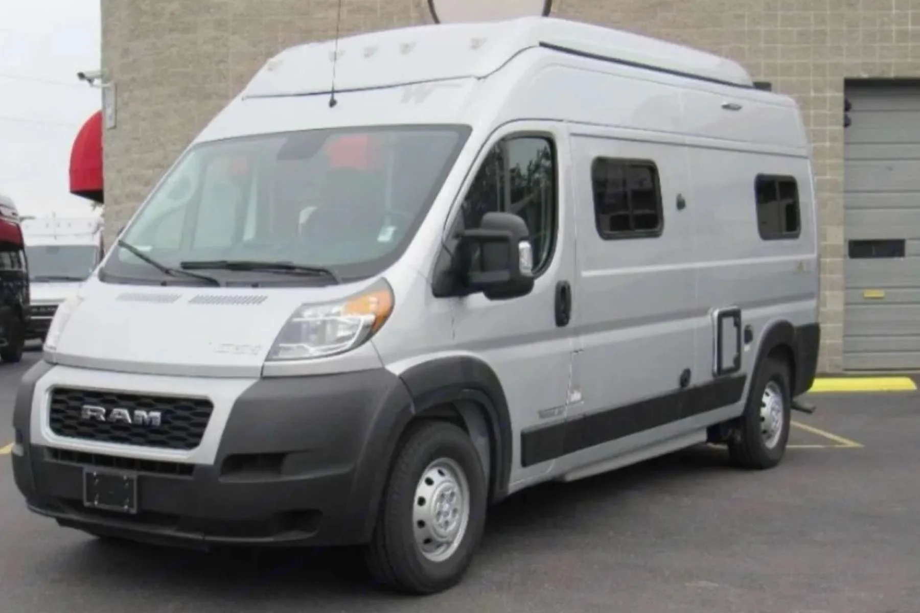 Winnebago Solis Class B RV rental parked outdoors