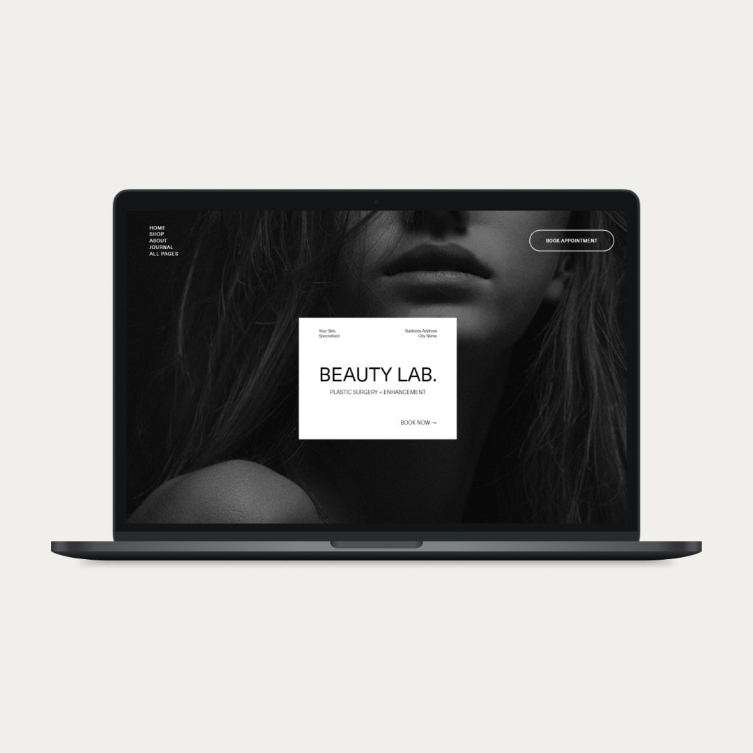 Beauty Lab is the Squarespace 7.1 website template built for skincare brands, beauty stores, plastic surgeons, estheticians, and beauty therapists. This template embodies elegance, minimalism and modernity, offering a clean canvas to showcase your br