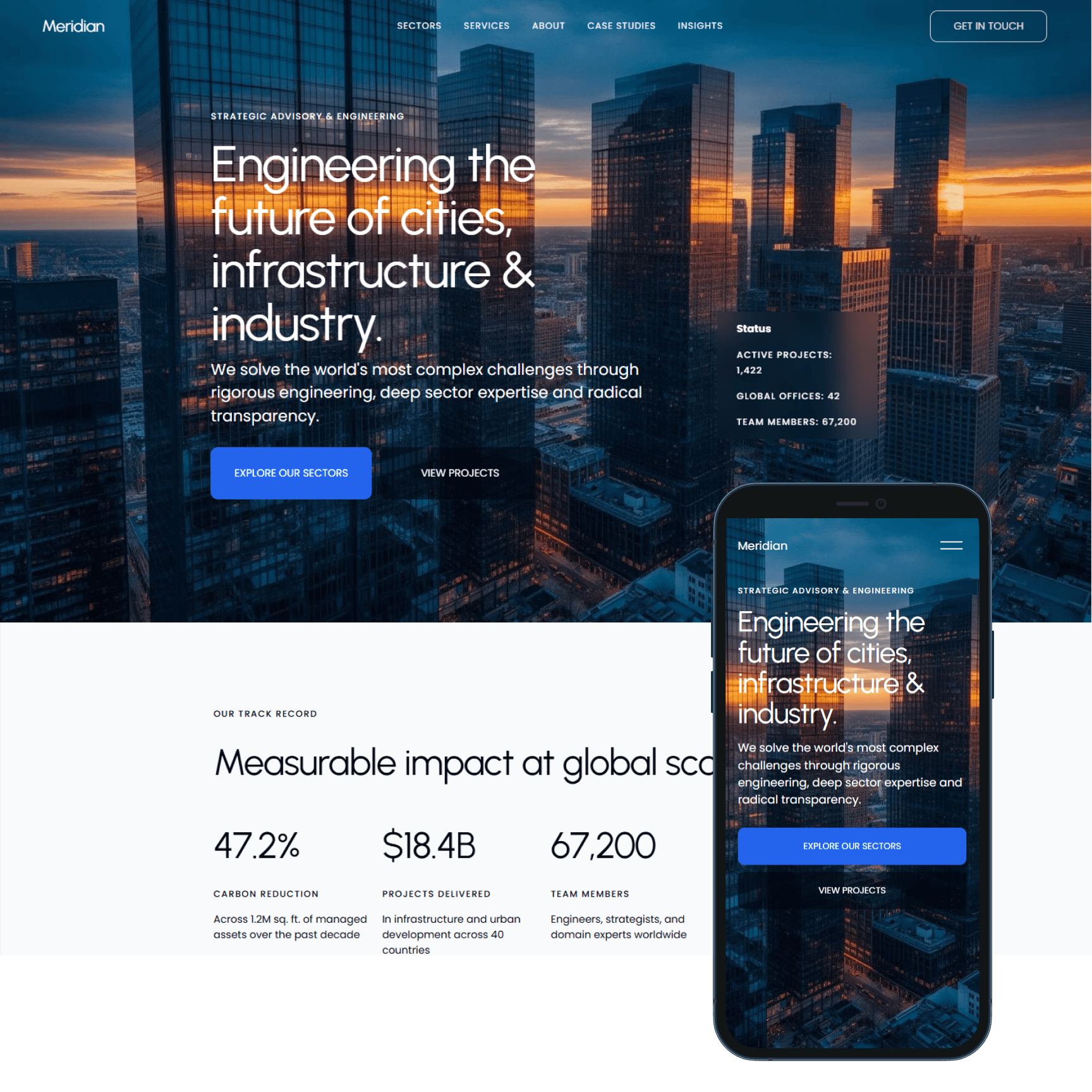 Consultant - Squarespace 7.1 Website Template